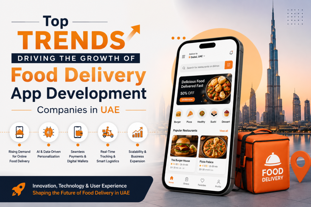 Top Trends Driving the Growth of Food Delivery App Development Companies in UAE